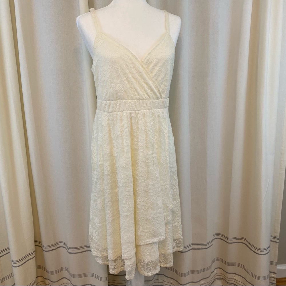 Torrid Ivory Lace Dress (size 0)